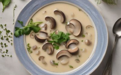 Velouté de champignons de Paris